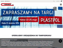 Tablet Screenshot of comec.pl