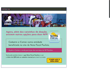 Tablet Screenshot of comec.org.br
