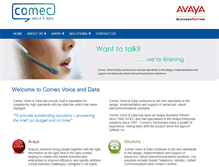 Tablet Screenshot of comec.co.uk